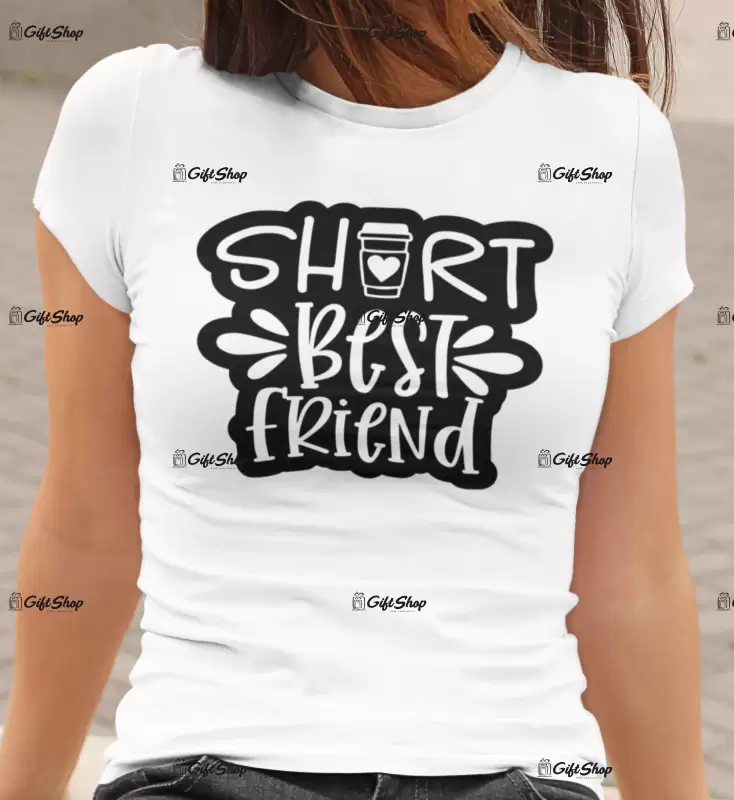 Short best friend , tricou cu mesaj.